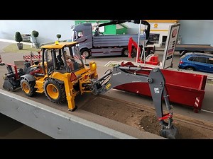 BackHoe RC hydraulic BL71 from LESU.