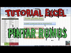 Tutorial Excel Rumus Dasar