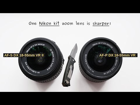 Which 18-55 mm Nikon kit lens (AF-S or AF-P) is sharper? - The answer surprised me