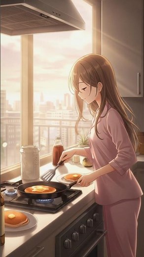 Anime Girl's Morning Routine ☀️ #anime #mymorningroutine