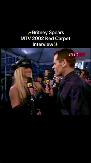 Britney Spears 2002 MTV Red Carpet Interview Highlights