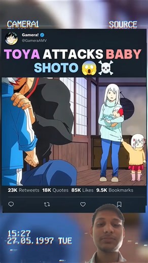 TOYA ATTACKS BABY SHOTO😱☠️ #myheroacademia #mha #amv #anime #edits #shorts #fyp #viral #shortsfeeds