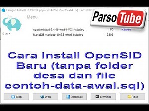 Cara Install OpeSID Versi Baru ( 23.03 Ke Atas )