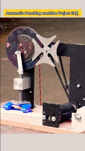 Automatic Punching machine Project ⚙️👩‍🔧 #mechanical #engineering #project #automobile 🔥