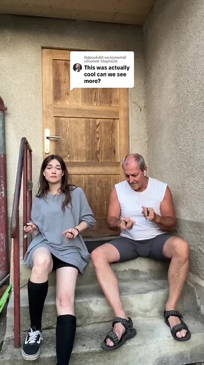 Father-Daughter Castanets Improvised Performance