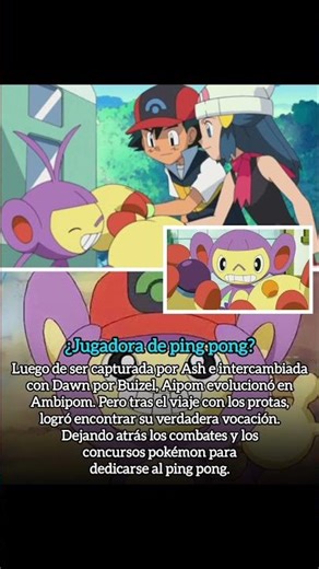 ¿Aipom es jugadora de ping pong ahora? 😱 #pokemon