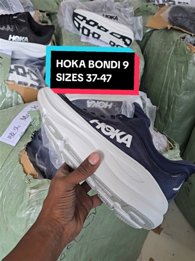 Hoka Bondi 9 — Cushioned Running Shoes Sizes 37–47