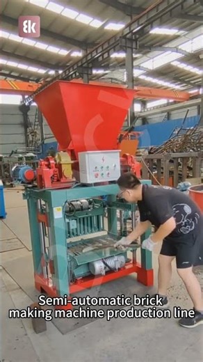 🧱Semi-Automatic Brick Making Machine | Stable & Efficient