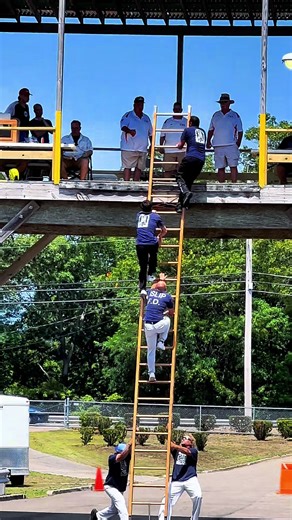 Islip Wolves 3 Man Ladder Drill Team