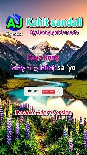 Kahit Sandali by Jennylyn Mercado | Short Karaoke
