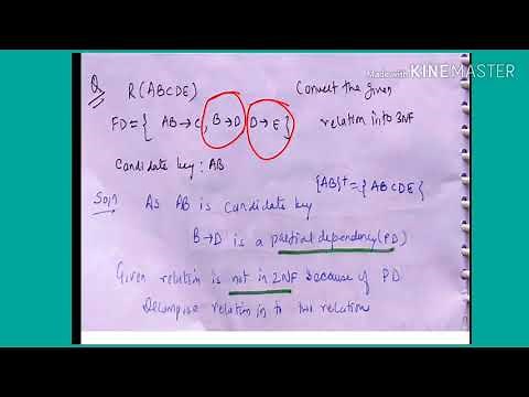 Convert given relation into 3NF - lecture108/DBMS