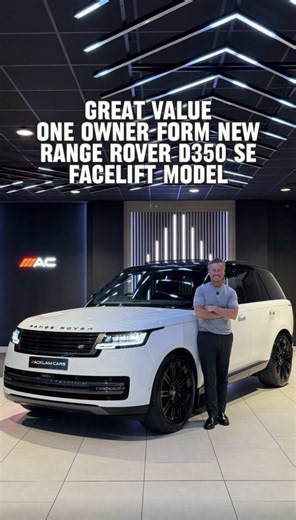 Great Value Facelift Model Range Rover D350 SE 2024 74 Range Rover 3.0 D350 SE Live Priced at £79,990 - Buy & Reserve Online - Contact Richard on 07919161818 or Business WhatsApp us on 07724101010 📲 Finished in Fuji White with the Shadow Exterior Pack, complemented by 23” Gloss Black Alloys and a luxurious Ebony Leather Interior with a Gloss Grand Black Veneer. ✔️Electrically Deployable Tow Bar ✔️Ebony Leather Interior ✔️Gloss Grand Black Veneer ✔️Sliding Panoramic Sunroof ✔️Heated Front Electr
