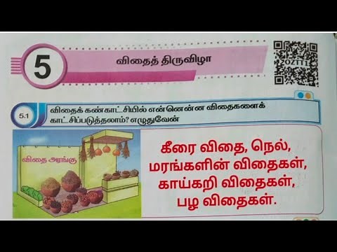 5th std Tamil Term 2 unit 5 workbook answers/ 5th Tamil unit 5 விதைத் திருவிழா workbook answers