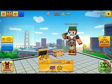 Showing how to change your skin in block city wars