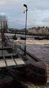Ballina prides itself on being a Green town. What a pity the power of the majestic Moy is not harnessed as it used to be! This video shot today from Pedestrian bridge. What a waste!!! | Terry Reilly