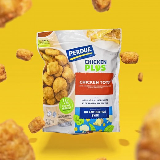 1.3K views · 39 reactions | We don’t play tricks. Unless it gets kids to eat veggies. Hide veggies in every bite with PERDUE® CHICKEN PLUS® Chicken Tots™. | Perdue Chicken | Facebook