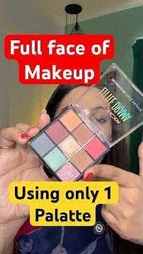 ₹250 Makeup Palette That Does It All! 🔥 #shorts Eye & Face Palette