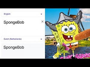 SpongeBob in 10 Languages Meme
