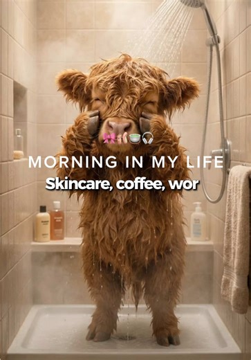 A Day in the Life of a Highland Cow: Morning Routine Perspective