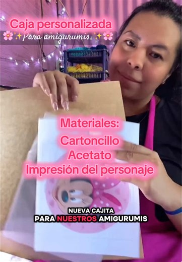 Tutorial de caja personalizada para amigurumis