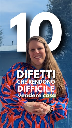 Sapere quali caratteristiche del tuo immobile potrebbero frenare la vendita ti mette già un passo avanti rispetto al mercato. Ci sono dettagli che molti sottovalutano, ma che fanno la differenza tra una casa che si vende in fretta e una che resta ferma per mesi. Questa è la mia classifica dei difetti che rendono più difficile vendere casa. 👇 Alcune ti sorprenderanno... tu lo sapevi già? ⬇️