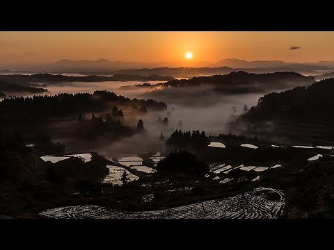 日本の原風景 「星峠と蒲生の棚田と星空 2021」 4K