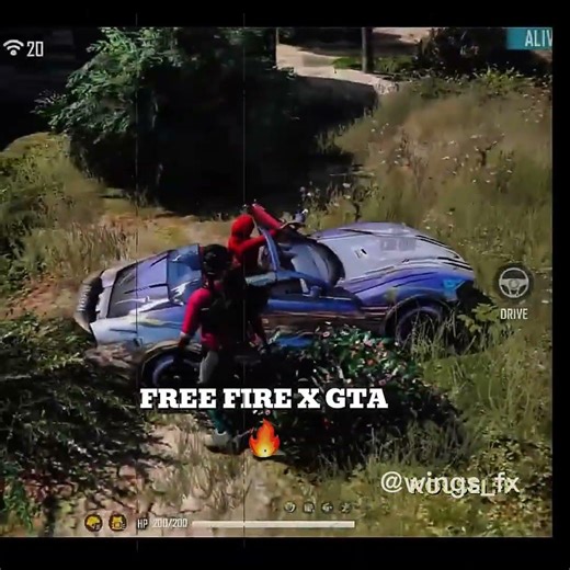 Free Fire x GTA Crossover 😈