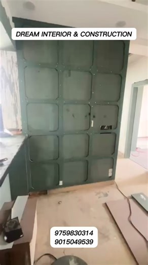 These are fitting if the feature wall has an artistic element. Examples are “Transform your walls, transform your world.” #dreaminteriors #noidainteriors #indianhomestyle #walldesigns #walldecoration | Dream Interiors and Construction