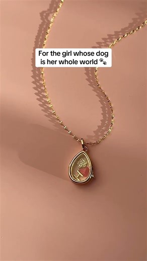 Build Your Own Teardrop Floating Charm Locket — A Necklace for Dog Moms 🐾