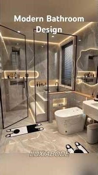 Top Modern Bathroom Design Ideas 2026 | Luxury & Contemporary Trends #shorts #viral #interiordesign