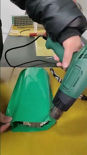 Lithium ion batteries packaging process