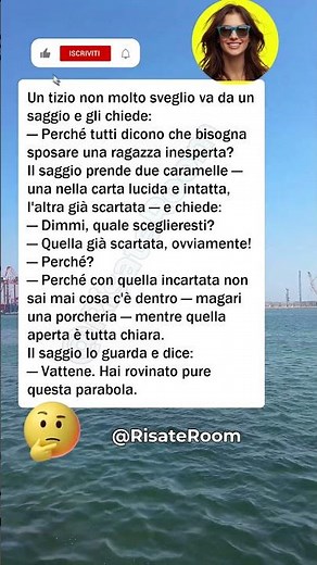 🍬 Il saggio e i due caramelle #barzellette #divertente #risate #memes #umorismo #comicità #humor