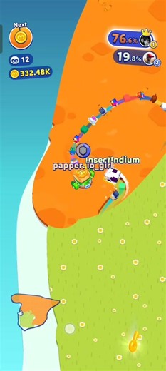 Papper.io Epic Win! 😱🔥
