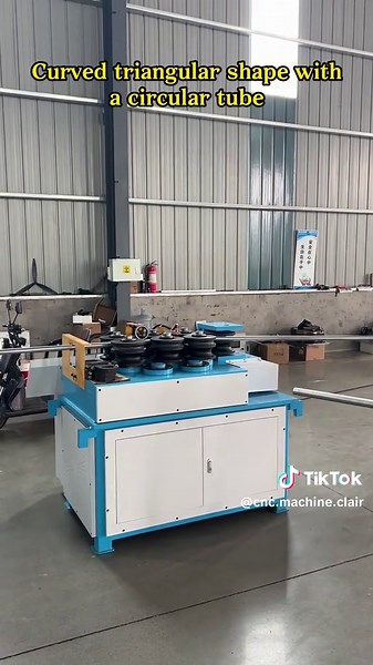 How to bend a round tube into a triangle? Suitable for amusement equipment.#Roundtubebendingmachine#Arcbendingequipment#pipebendingmachine#CNCpipebendingmachine#Pipebendingmachinemanufacturers