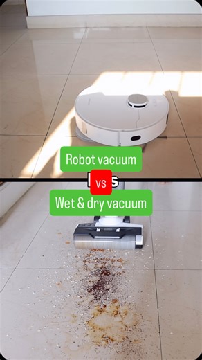 Saumya @ The Grapevine on Instagram: "Comment LINK for my top recommendations in your DM. Robot vacuum vs wet & dry stick vacuum - what’s right for you?"