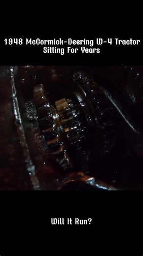 Will It Run 1948 McCormick Deering Tractor sitting for years#restoration #willitrun #recovery #old #engine #tractor #repair #truck #tiktok #fyp | Tube Restoration