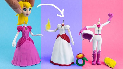 I’m making princess peach’s outfits! 👑
