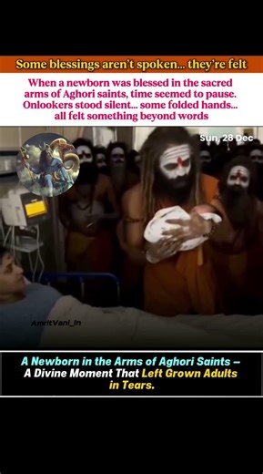 Some blessings aren’t spoken… they’re felt #hindudeity #bhakti #divinemoment #aghoribaba #bhagwan