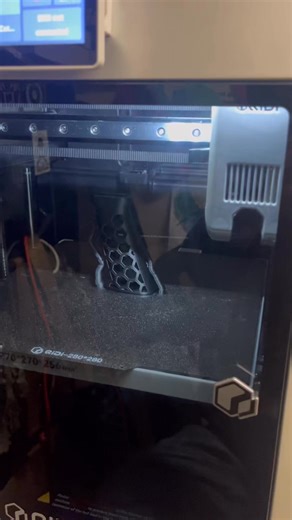 Well I’m happy with the test print but I got an error code I gotta manage now #3d #lowers #3dprint #2a #3dprinting #3dprinter | Joshua D Kyle