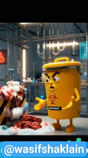 Red Dustbin vs Yellow Dustbin | Biomedical Waste Segregation Explained #shorts