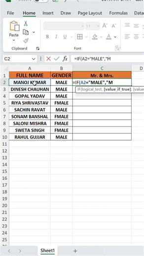🔥 Excel IF Function in 30 Seconds | Easy Formula Trick!