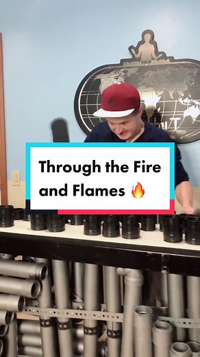 Dragonforce Marimba Cover of Through the Fire and Flames