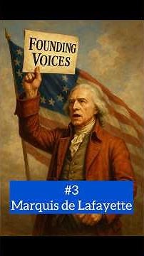 Founding Voices #3 • Lafayette: Liberty Will Never Be Without an Asylum • 1783 Quote | #usa #history