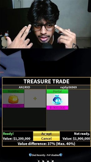 I Traded Buddha for Portal! 😱 W or Fair? | Blox Fruits Trading #roblox #bloxfruits #robloxedit