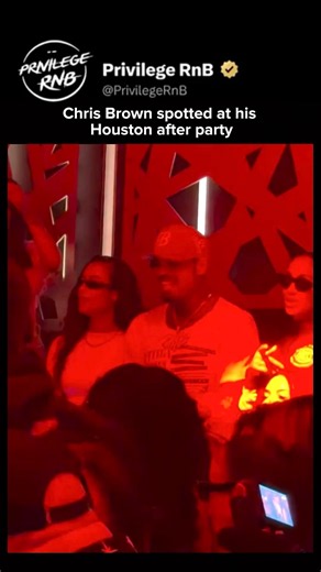 Chris Brown spotted at his Houston after party