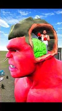 Franklin control Red hulk in indian bike driving 3d
