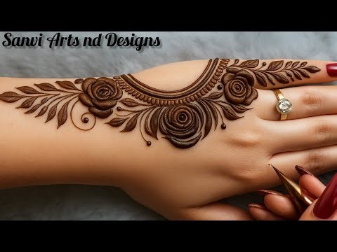Trending Bold Dubai mehndi design|| easy nd simple mehndi design|| mehndi ka Design|| mehndi photos