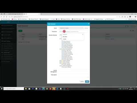 Set user account and access permission to login on Cloud software | Timy | Part-11