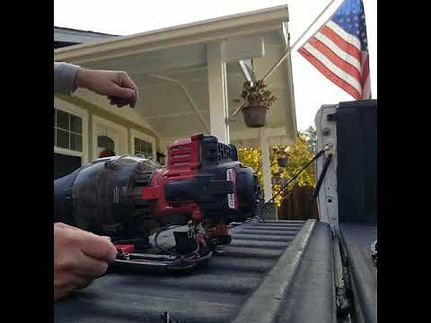 Troy Bilt TB2MB blower pull start cord replacement