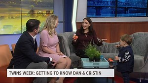 TWINS WEEK: We tried to meet the newest members of the KGW family anchor Dan Haggerty KGW and investigative reporter Cristin Severance TV news, but their twins - Will and Miles - had other plans: | KGW-TV